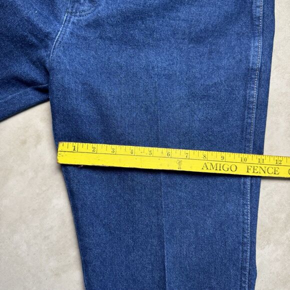 Wrangler 936PWD Cowboy Cut Slim Fit Jeans 36x34 Blue Denim - Picture 6 of 9